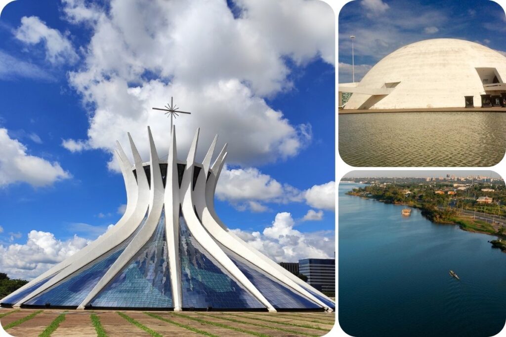 Lugares culturais em Brasília, no Brasil, como uma das melhores cidades culturais