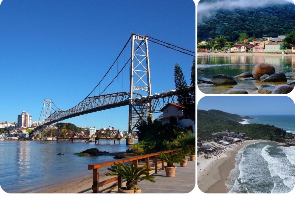 Lugares culturais em Florianópolis, no Santa Catarina, como uma das melhores cidades culturais