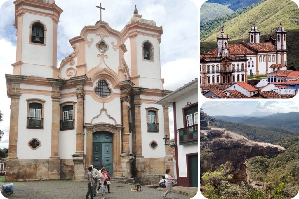 Lugares culturais em Ouro Preto, em Minas Gerais, como uma das melhores cidades culturais